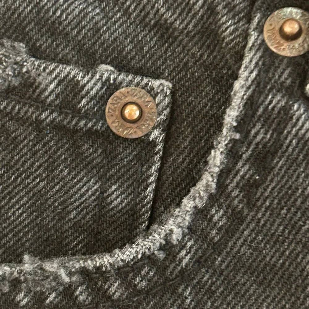 Zara Black Denim Shorts 4